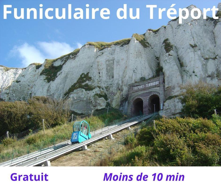 Caprices De Mer Appartement Avec Grand Balcon Et Vue A 300 M Plage, Apercu Mer, Lit Queen Size, Mers Les Bains Le Treport , Petit Dejeuner En Option, 2 Velos Fournis エクステリア 写真